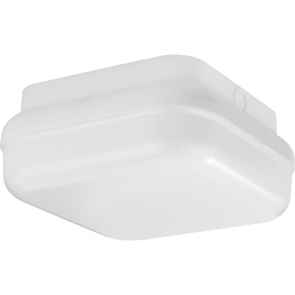 Hard Nox Collection White 10" Square Flush Mount Light - 10 in x 10 in x 4.5 in