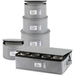 Hard Shell China Storage Containers 5-Piece Set Moving Boxes for Dinnerware, Glasses, Plates, Mugs and Saucers