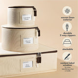Hard Shell China Storage Containers 5-Piece Set Moving Boxes for Dinnerware, Glasses, Plates, Mugs and Saucers