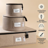 Hard Shell China Storage Containers 5-Piece Set Moving Boxes for Dinnerware, Glasses, Plates, Mugs and Saucers