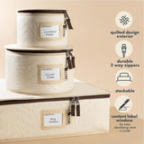 Hard Shell China Storage Containers 5-Piece Set Moving Boxes for Dinnerware, Glasses, Plates, Mugs and Saucers