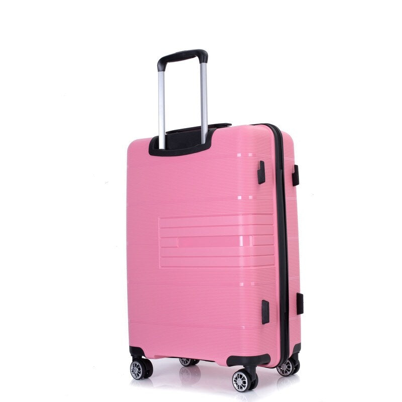 Hardshell Suitcase Double Spinner Wheels Lightweight Durable Suitcase,3-Piece Set