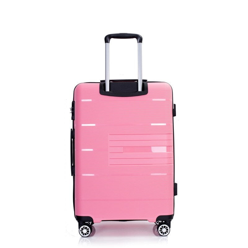 Hardshell Suitcase Double Spinner Wheels Lightweight Durable Suitcase,3-Piece Set