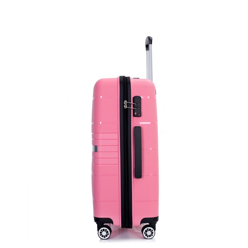 Hardshell Suitcase Double Spinner Wheels Lightweight Durable Suitcase,3-Piece Set