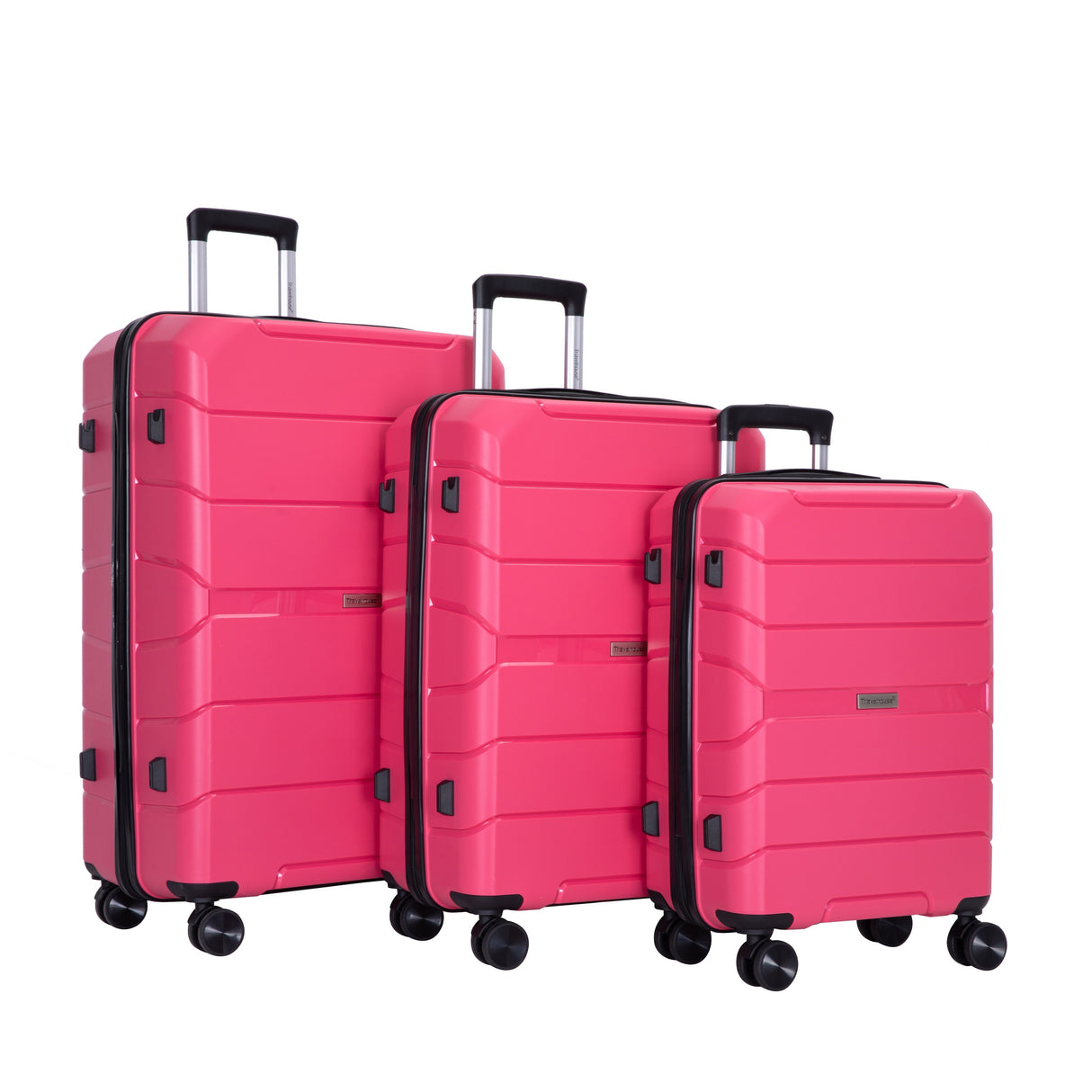 Hardshell Suitcase Spinner Wheels PP Luggage Sets Lightweight Durable Suitcase with TSA Lock,3-Piece Set (20/24/28)