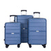 Hardshell Suitcase Spinner Wheels PP Luggage Sets Lightweight Durable Suitcase with TSA Lock,3-Piece Set (20/24/28)