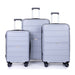 Hardshell Suitcase Spinner Wheels PP Luggage Sets Lightweight Durable Suitcase with TSA Lock,3-Piece Set (20/24/28)