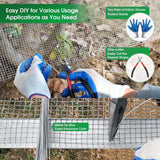 Hardware Cloth 1/4 Inch 23 Gauge, Square Chicken Wire Fencing Mesh Roll, Chicken Coop Wire Fence Raised Poultry Netting Cage