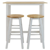 Hardwood Top 3-piece Pub Style Breakfast Set