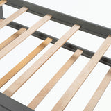 Hardwood Twin Over Twin Bunk Bed with Trundle and Staircase