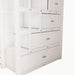 Hardwood Twin Over Twin Bunk Bed with Trundle and Staircase
