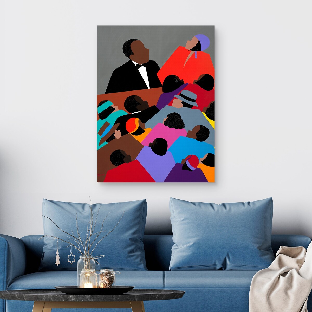 Harlem Renaissance by Synthia SAINT JAMES Canvas Art Print