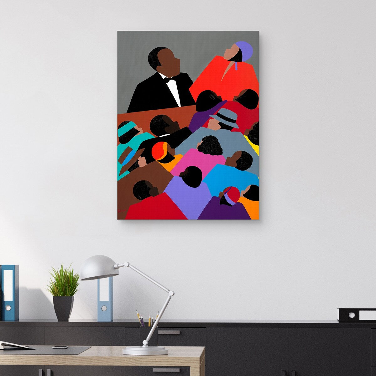 Harlem Renaissance by Synthia SAINT JAMES Canvas Art Print