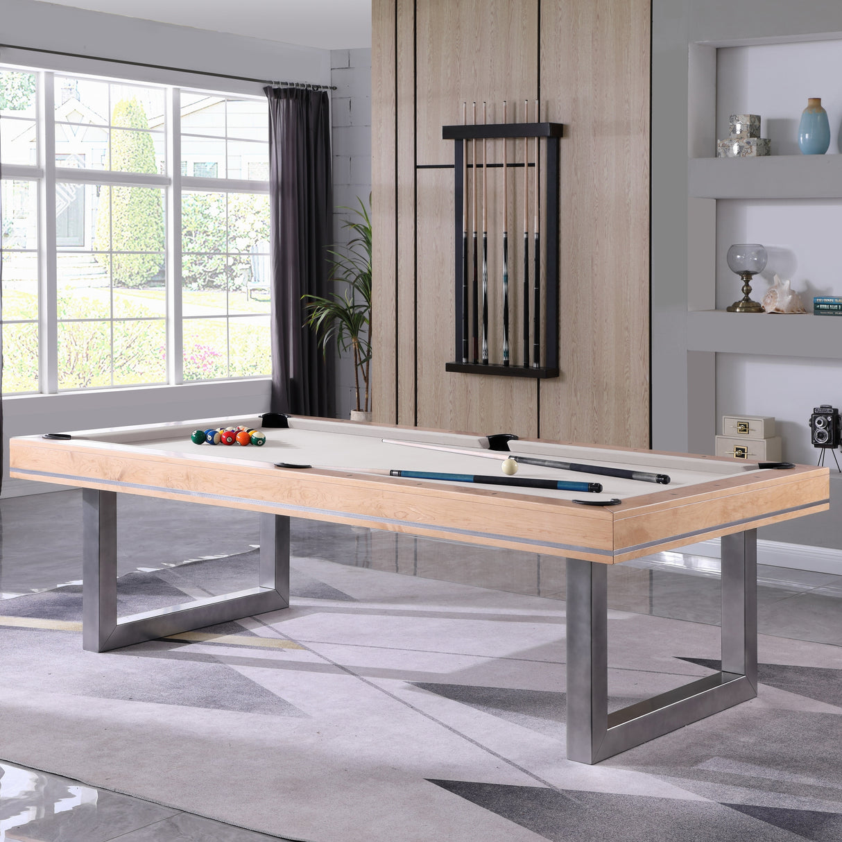 Harmony Maple 8ft Billiard Slate Bed Pool Table