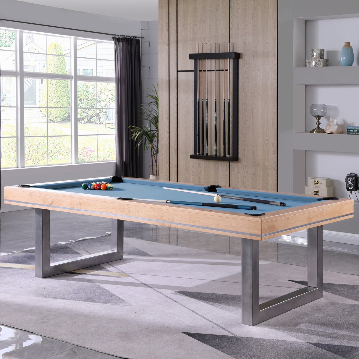Harmony Maple 8ft Billiard Slate Bed Pool Table