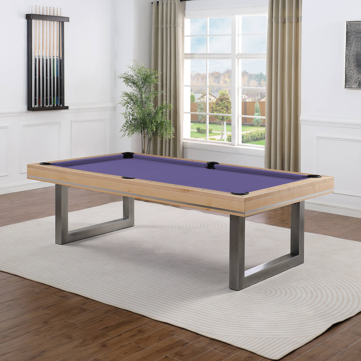 Harmony Maple 8ft Billiard Slate Bed Pool Table