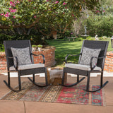 Harmony Outdoor Rocking Chair (Set of 2) by Christopher Knight Home