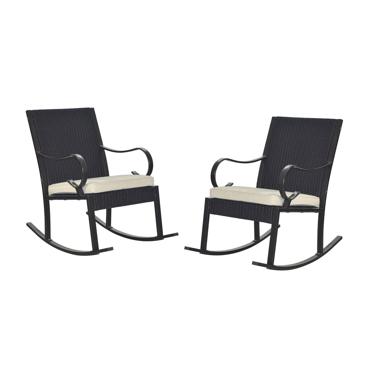 Harmony Outdoor Rocking Chair (Set of 2) by Christopher Knight Home