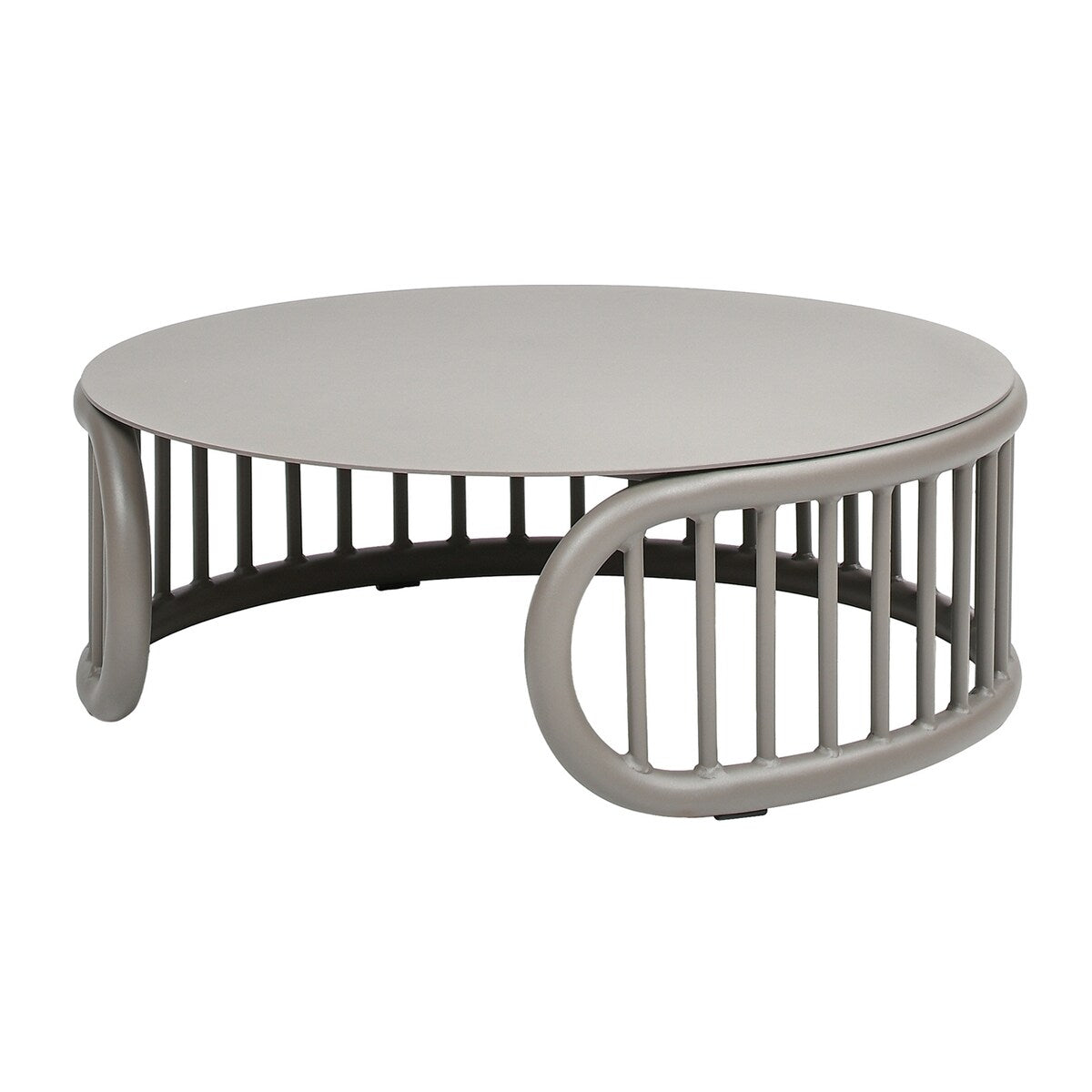 Harper 4-Piece Curved Barrel Patio Deep Seating Conversation Set