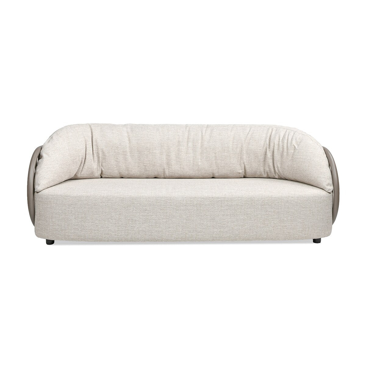 Harper 4-Piece Curved Barrel Patio Deep Seating Conversation Set