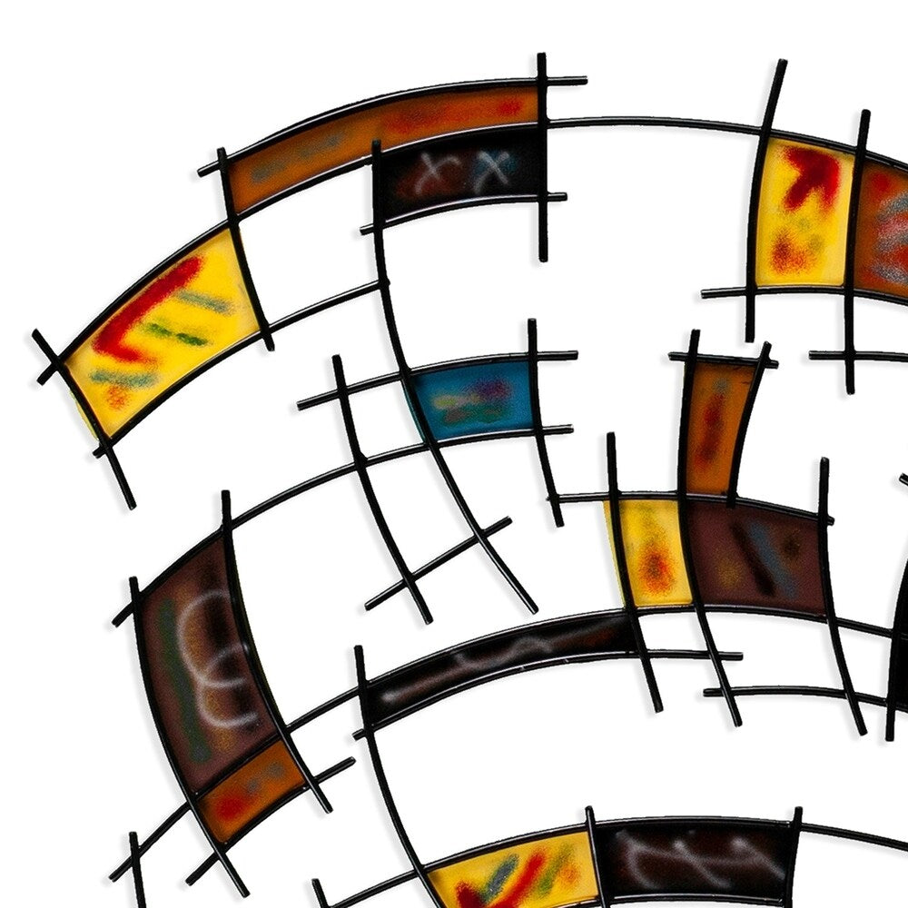 SEI Furniture Abstract Metal Wall Art