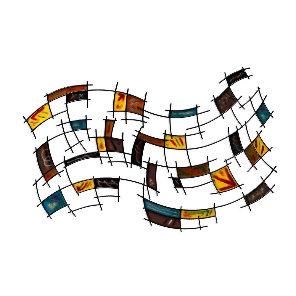SEI Furniture Abstract Metal Wall Art
