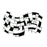 SEI Furniture Abstract Metal Wall Art