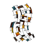 SEI Furniture Abstract Metal Wall Art