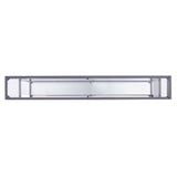 SEI Furniture Glenn Narrow Metal Console Table