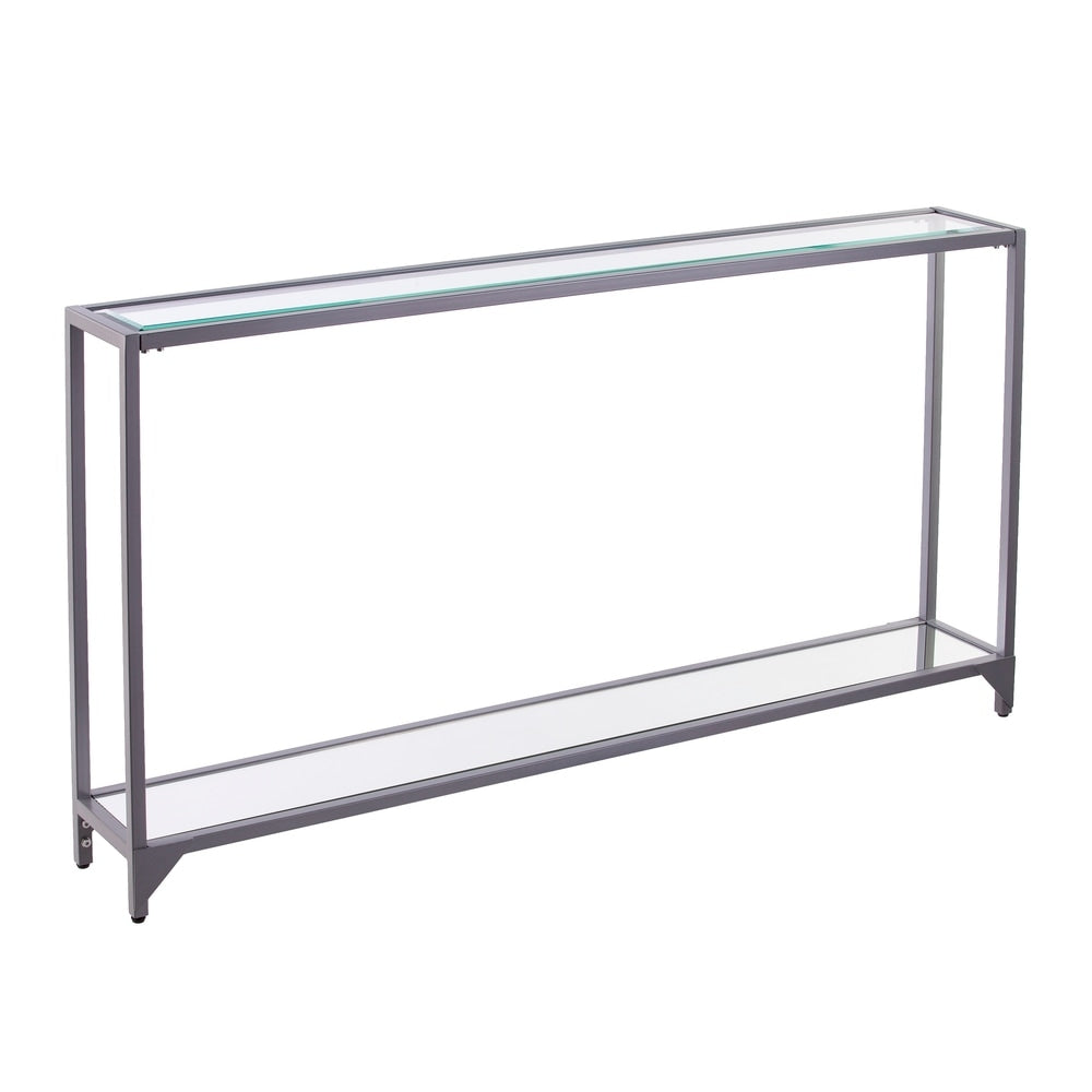 SEI Furniture Glenn Narrow Metal Console Table