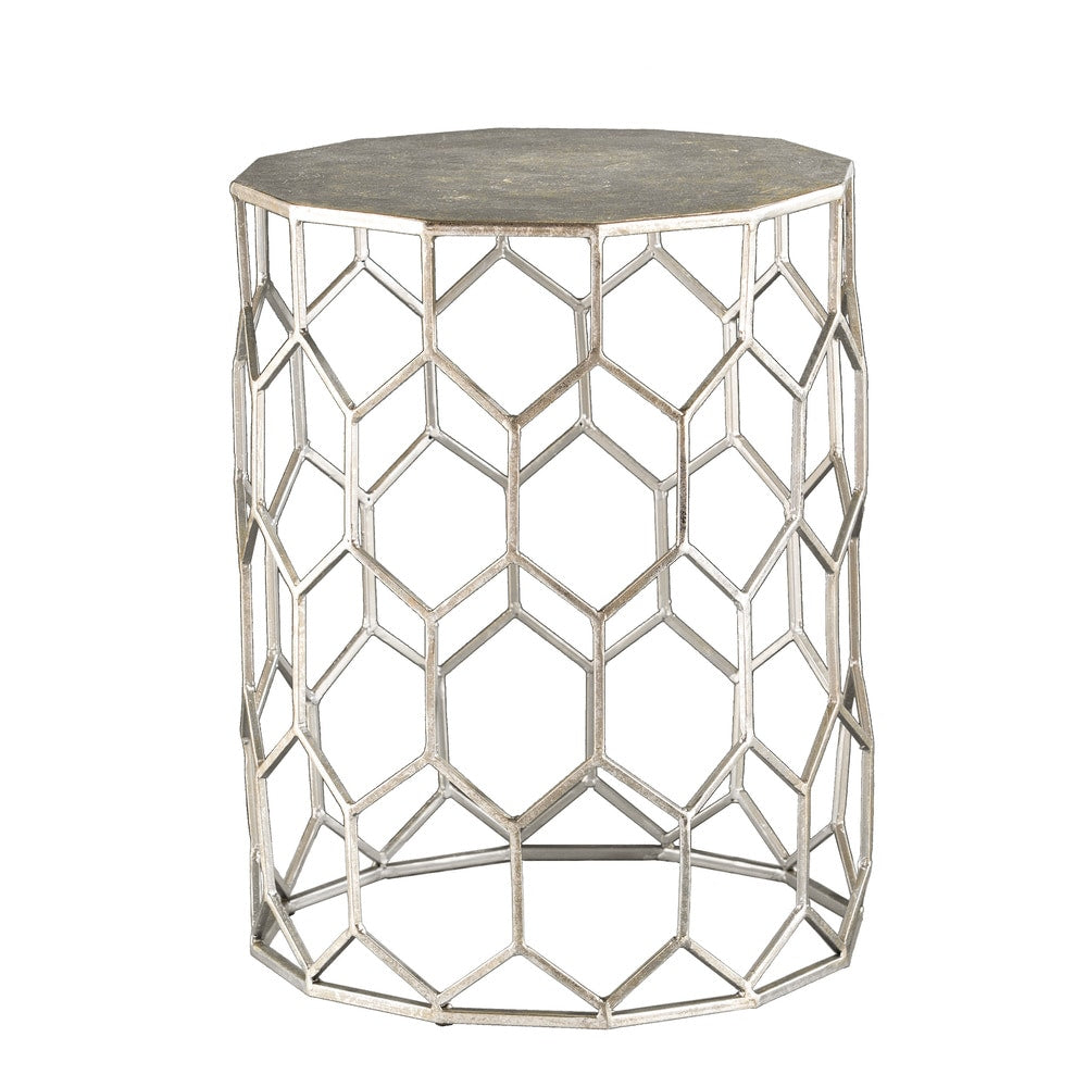 SEI Furniture Christopher Metal Side Table