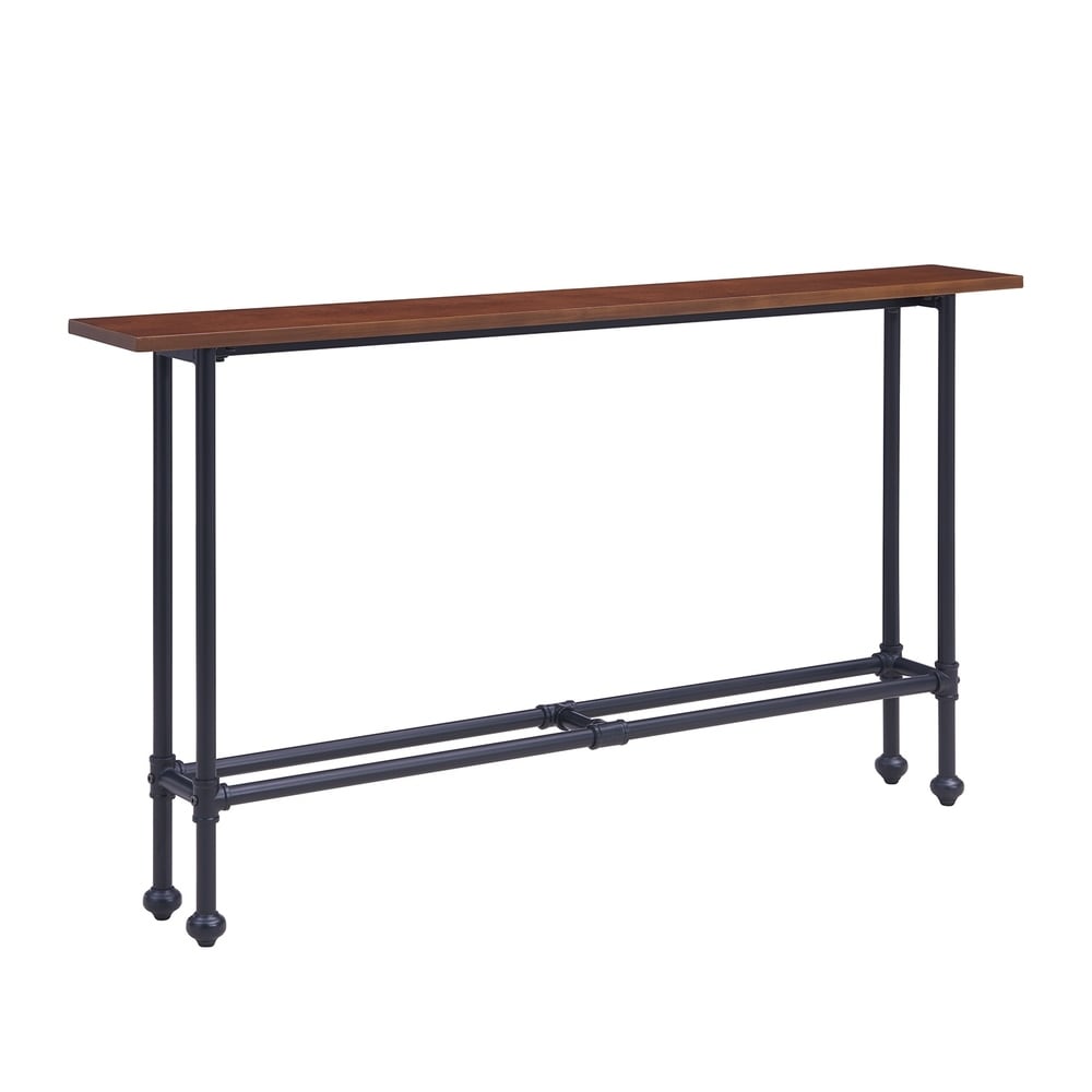 SEI Furniture Northrup Black/Espresso Console Table