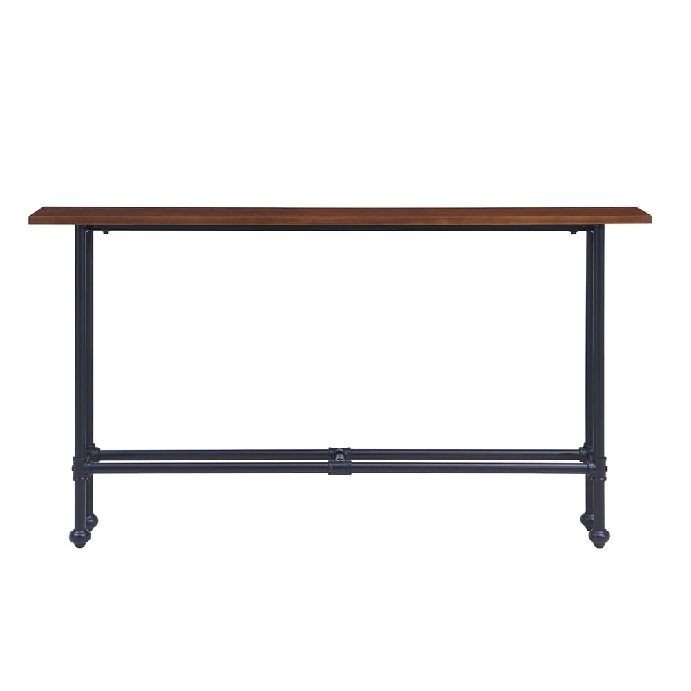 SEI Furniture Northrup Black/Espresso Console Table