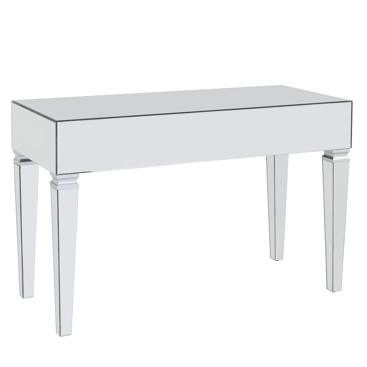 Dakota Silver Mirrored Desk