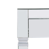 Dakota Silver Mirrored Desk