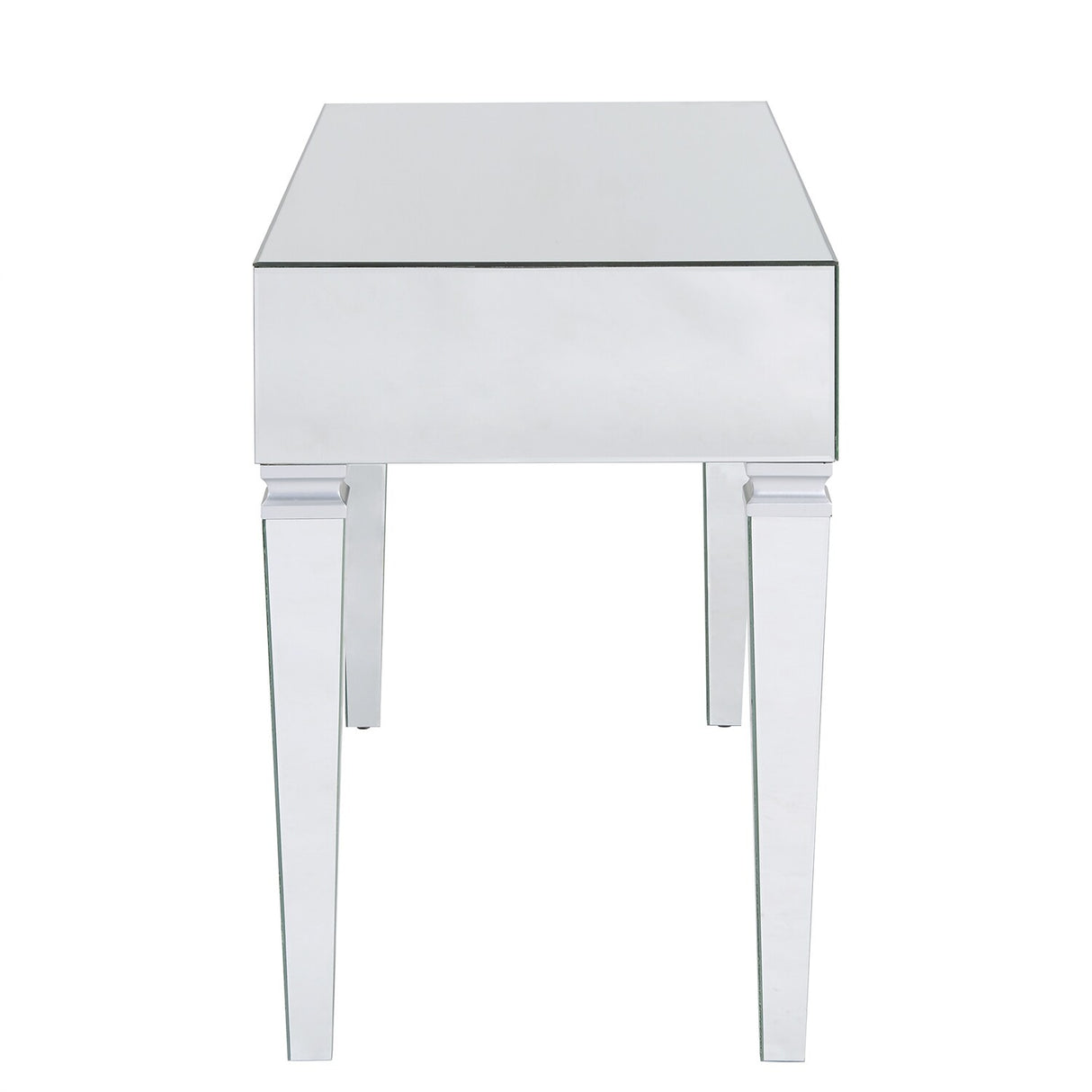 Dakota Silver Mirrored Desk