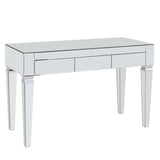 Dakota Silver Mirrored Desk