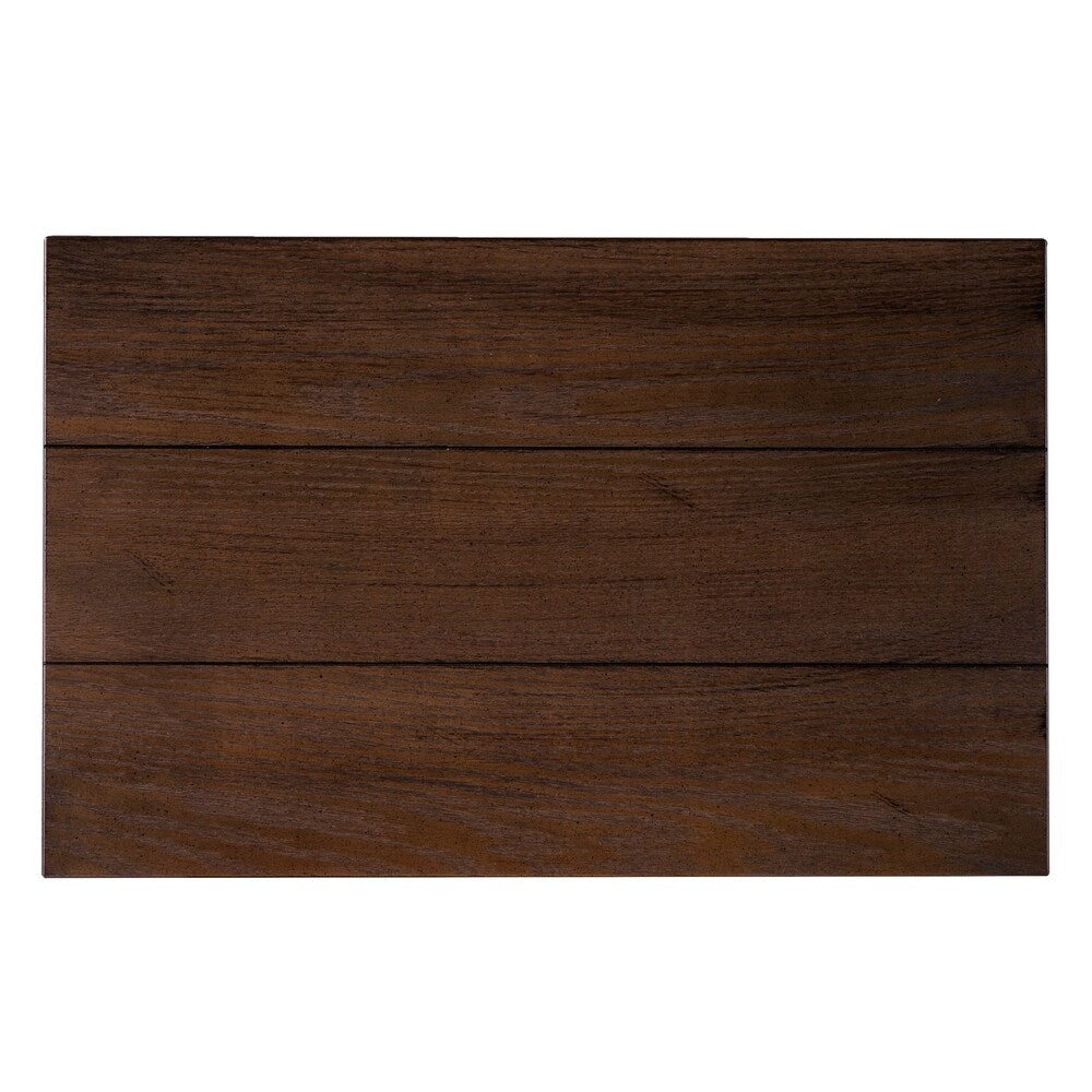 Carbon Loft Ostwald Antiqued Whiskey Maple Double-drawer Nightstand
