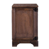 Carbon Loft Ostwald Antiqued Whiskey Maple Double-drawer Nightstand