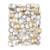 SEI Furniture Sybil Abstract Metal Wall Sculpture