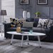 SEI Furniture Rhoda Mid Century Modern Oval Wood Coffee Table