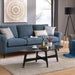SEI Furniture Rhoda Mid Century Modern Oval Wood Coffee Table