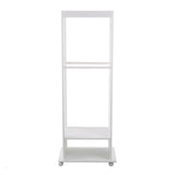 Porch & Den Upperline White Entryway Valet Stand with Mirror