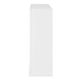 SEI Furniture Modern White Wood Color Changing LED Fireplace