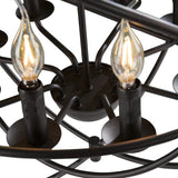 SEI Furniture Stilo 8-Light Atomic Globe Pendant Lamp