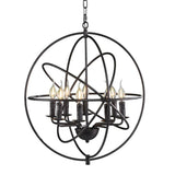SEI Furniture Stilo 8-Light Atomic Globe Pendant Lamp