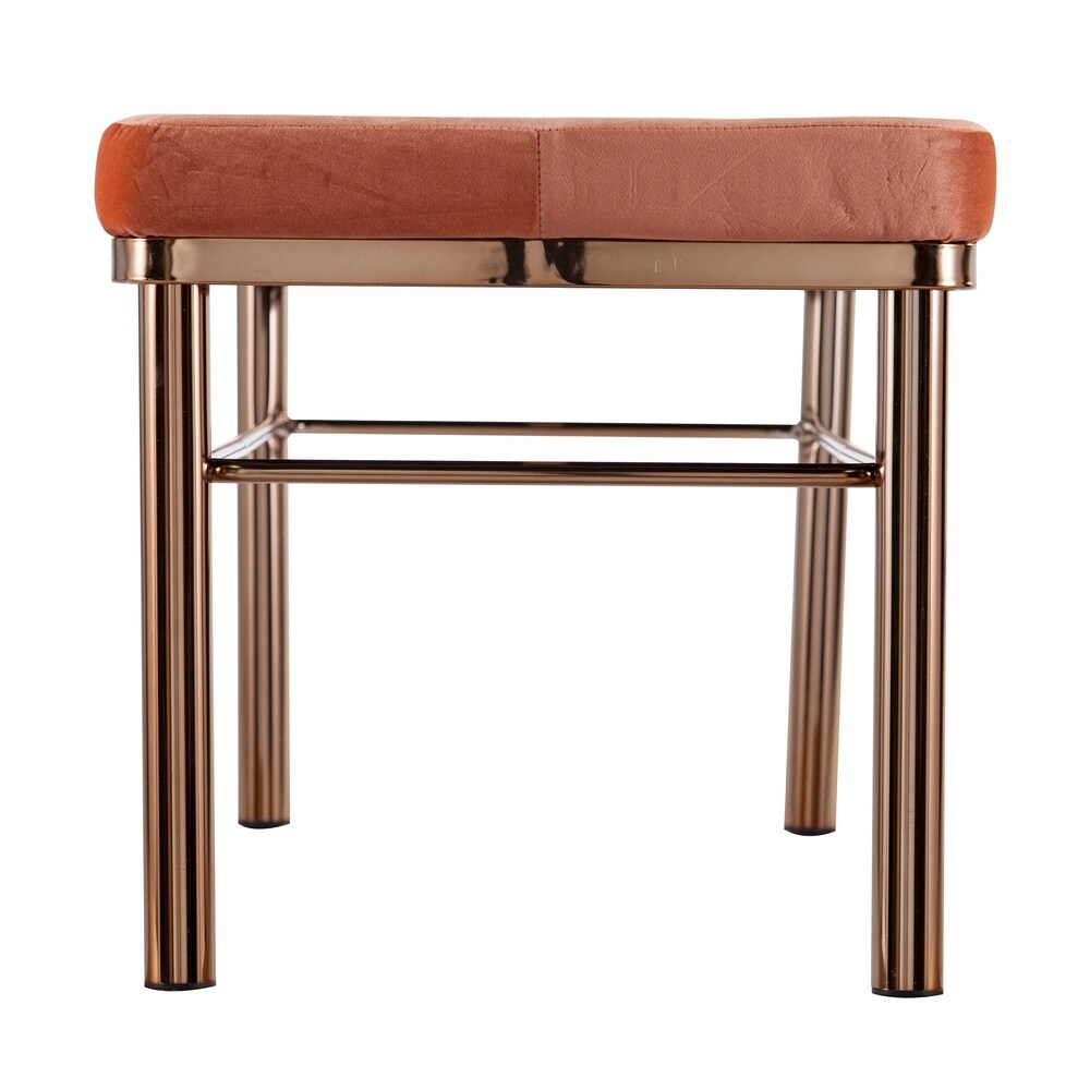 Verget Art Deco Glam Velvet Bench