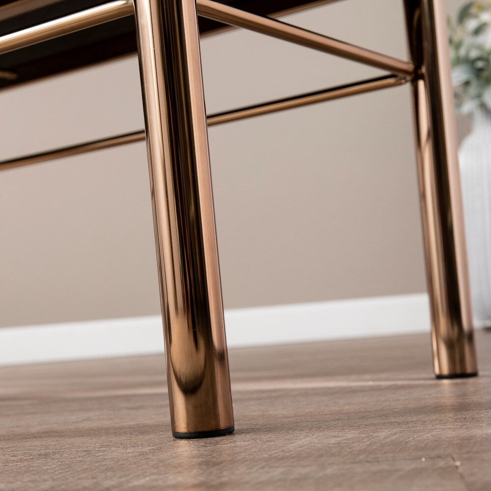 Verget Art Deco Glam Velvet Bench