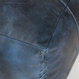 Harper Genuine Leather Pouf