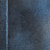Harper Genuine Leather Pouf